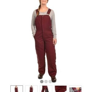 CE SCHMIDT Women’s insulated work bib overalls